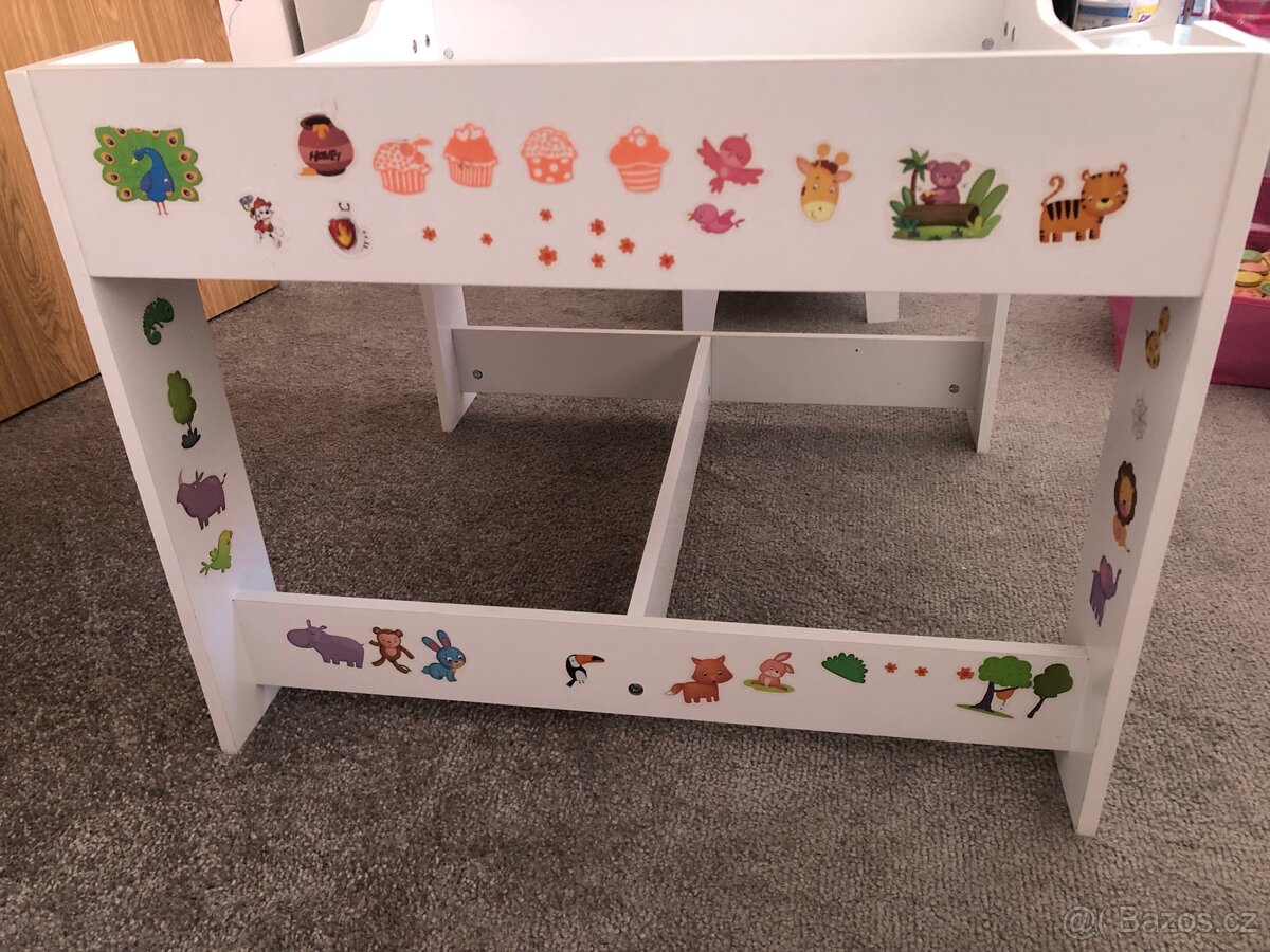 SET DĚTSKÉHO STOLU SE 2 ŽIDLEMI - 5