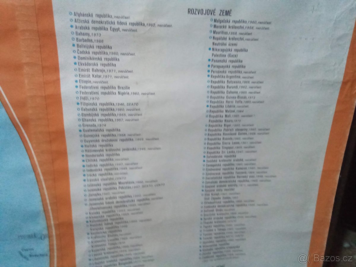 Školní nástěnná mapa - 5