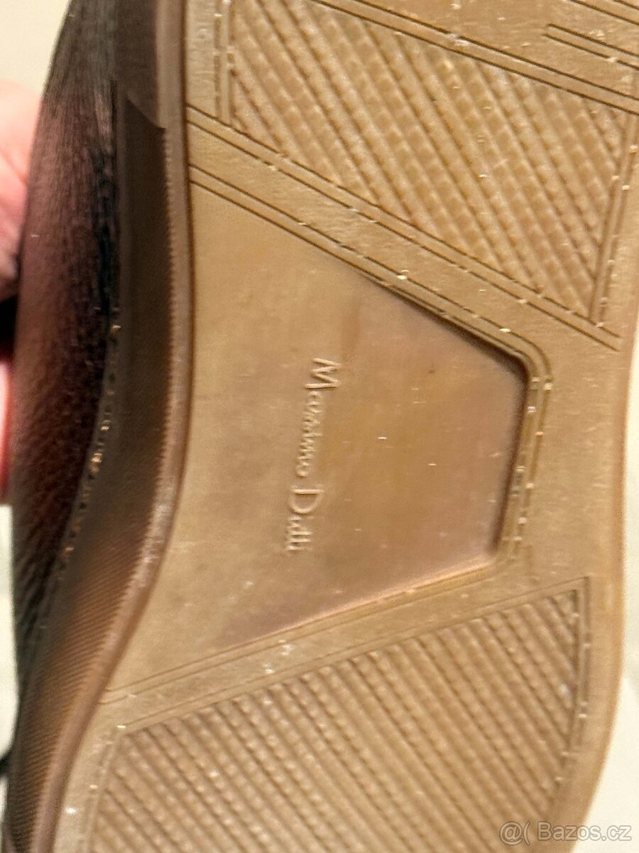 Massimo Dutti, kožené boty CHUNKY SOLE 41 EU - 5