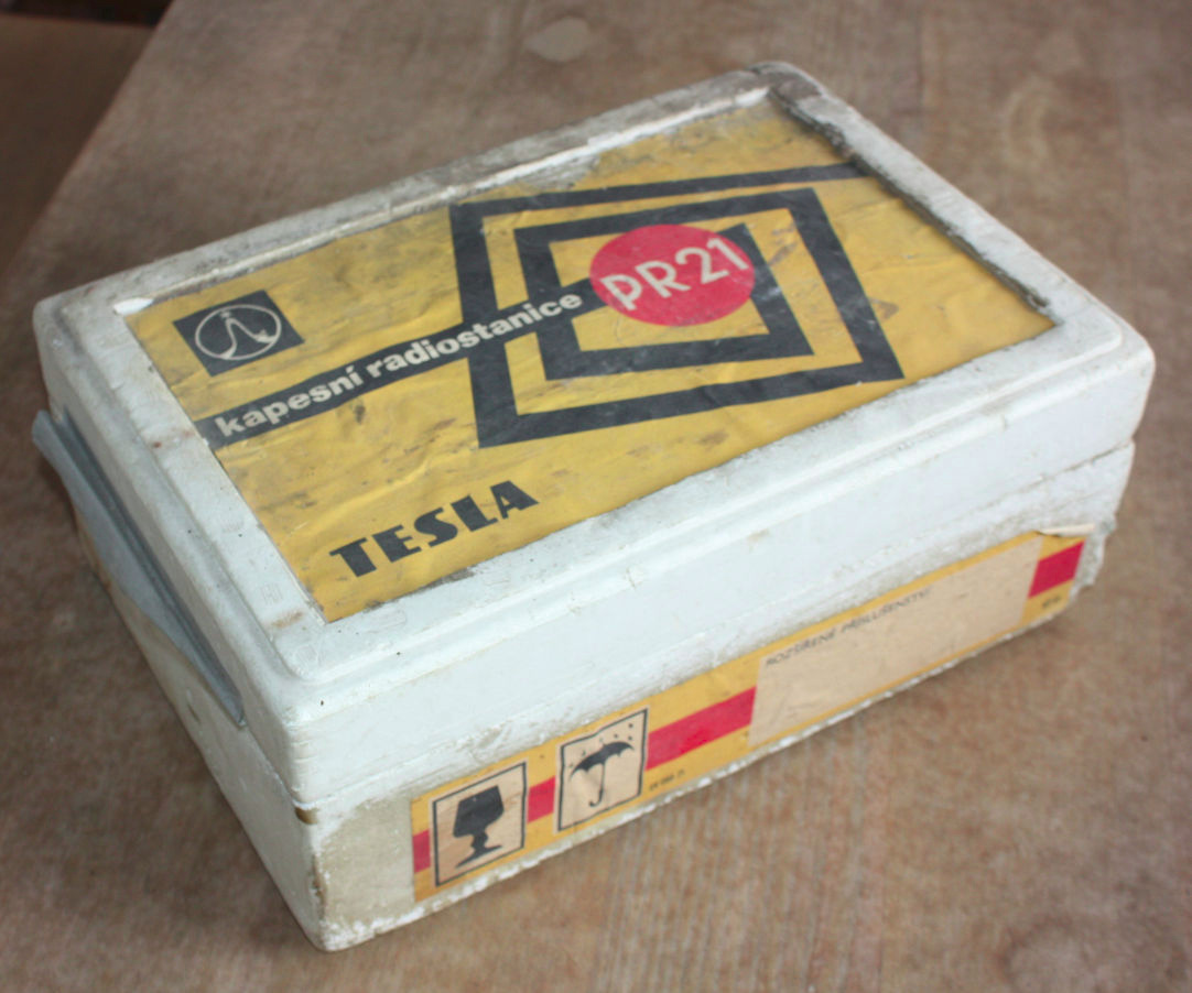 Kapesní radiostanice PR21 Tesla Pardubice prázdná krabice - 5