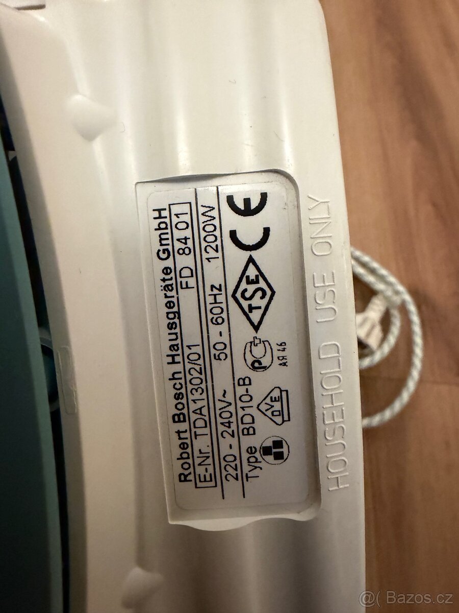 Žehlička BOSCH TDA 1352 - 5