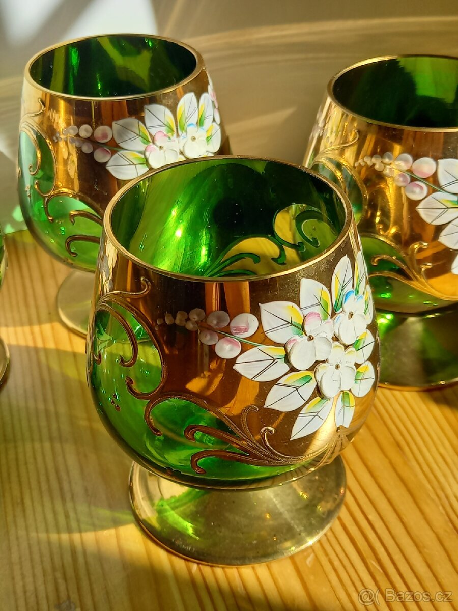 Novoborské sklo zelené - 5