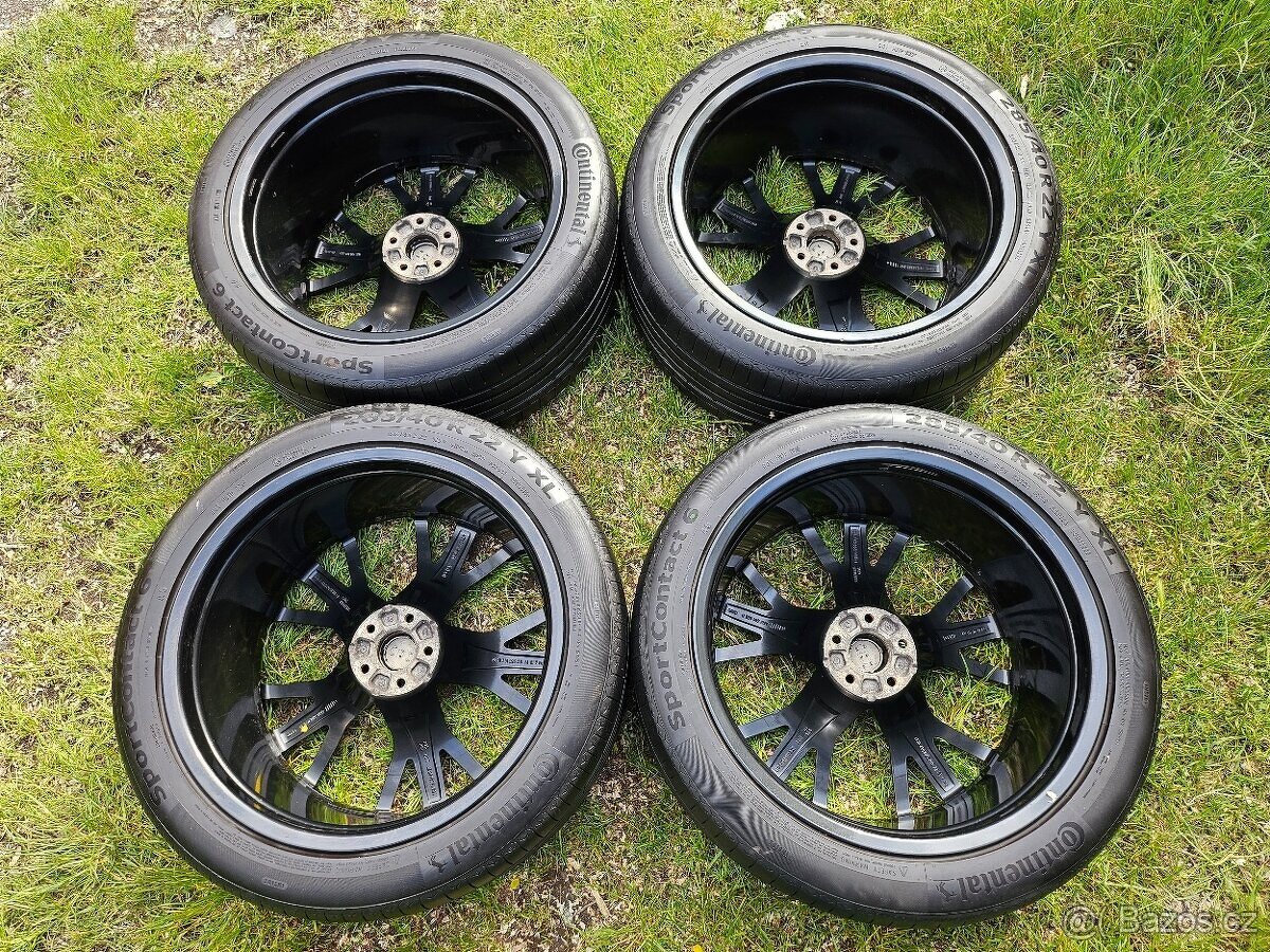 Kompletní letní orig. Audi Q8 SPORT - 285/40 R22 XL - 5x112 - 5