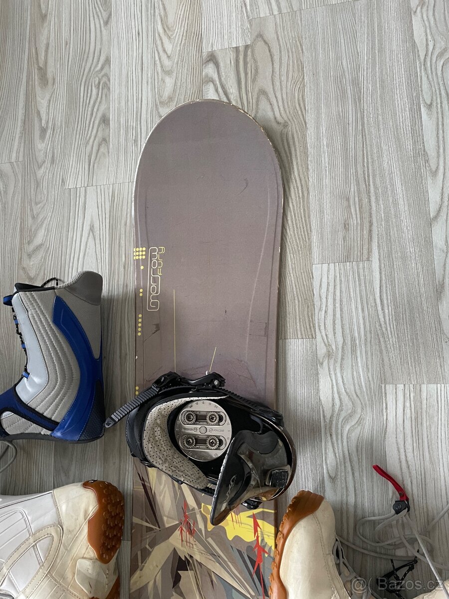 Snowboard Morrow 151 cm. Boty 39-40 - 5