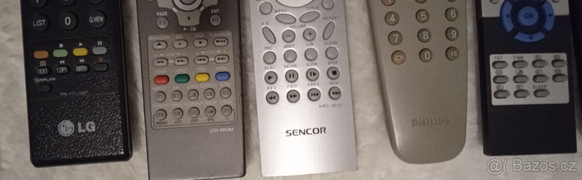 DÁLKOVÉ OVLADAČE - sada 3 - 5