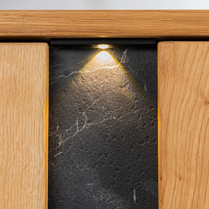 Highboard Yellowstone - Masivní dub - 5