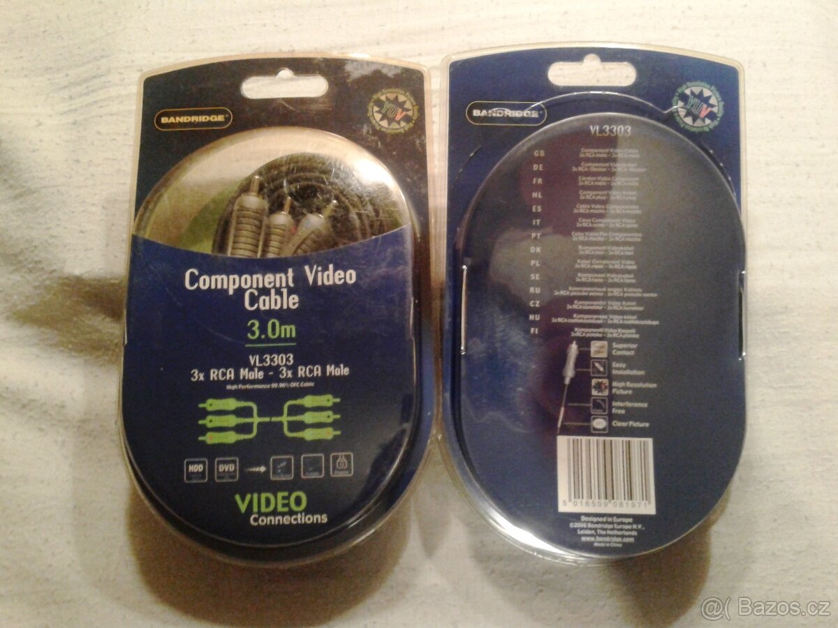 BANDRIDGE Audio video KABELY RCA SCART - 5