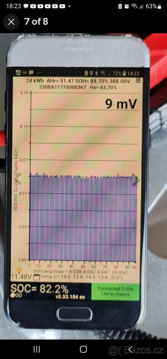 Li-ion baterie, moduly, články Nissan Leaf - 5