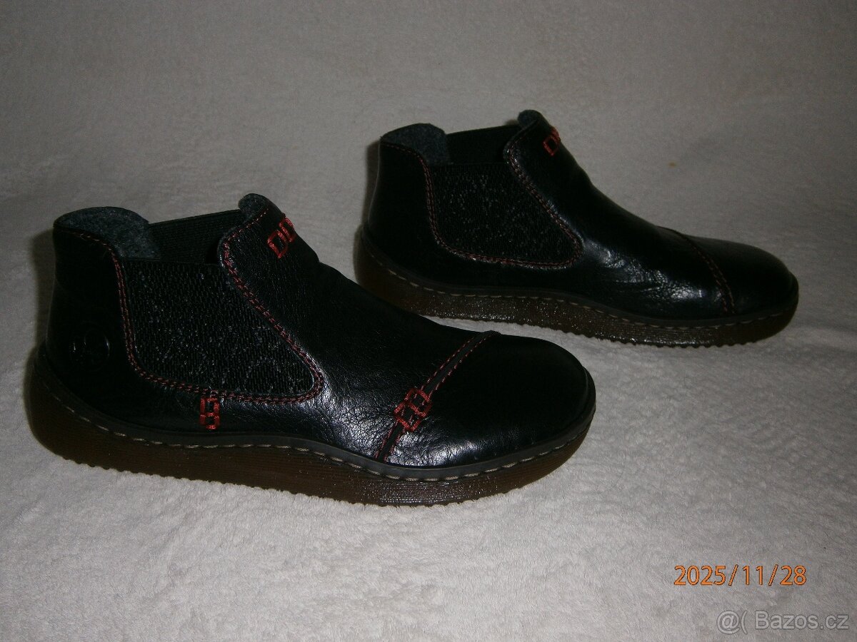 Dámské kotníčkové boty RIEKER vel.: 38 - 5