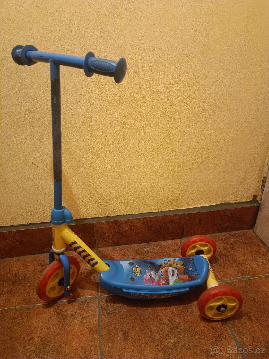 Dětská koloběžka tříkolka výška cca 66 cm - 5