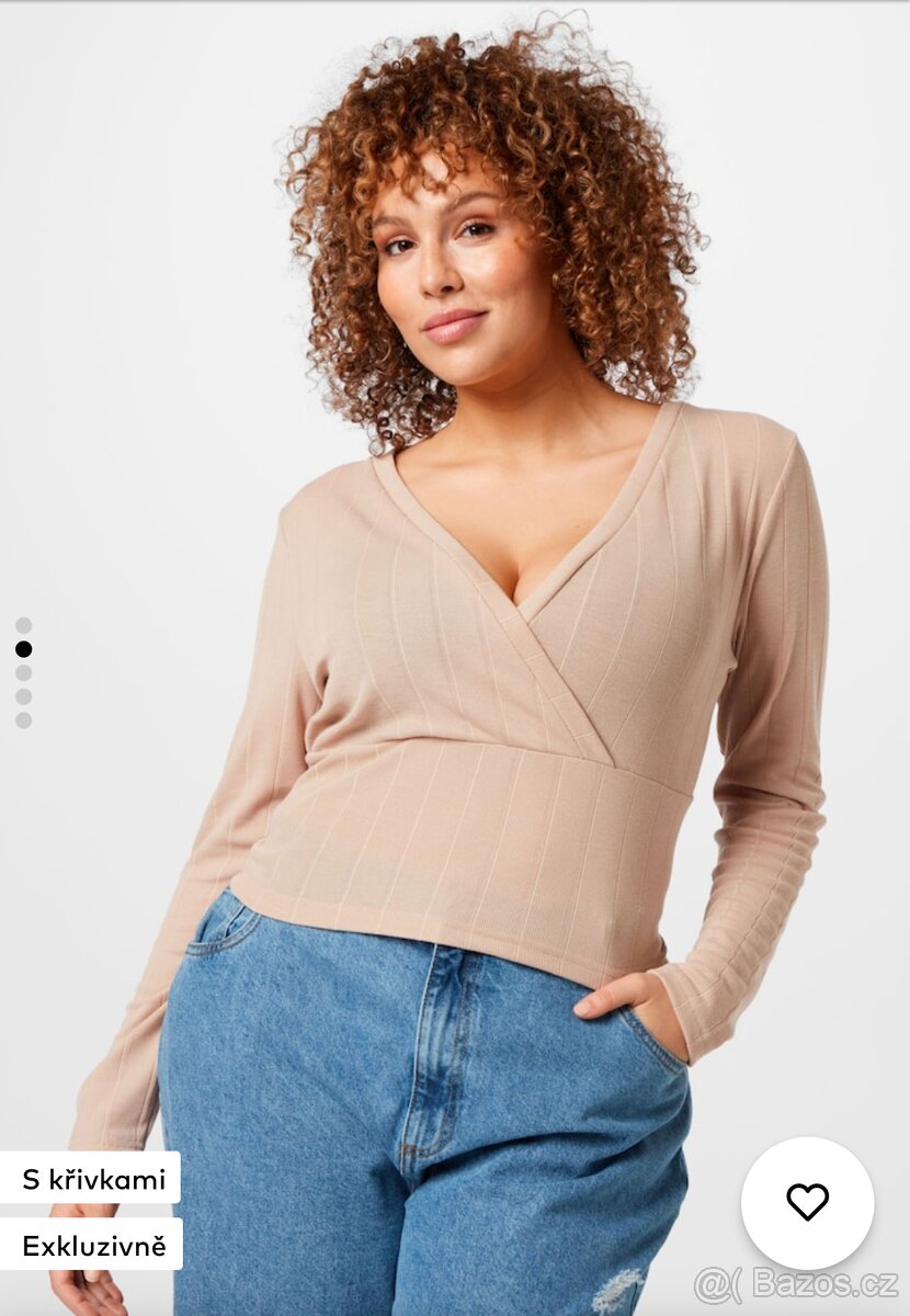 Nový crop top - vel. 48 - 5