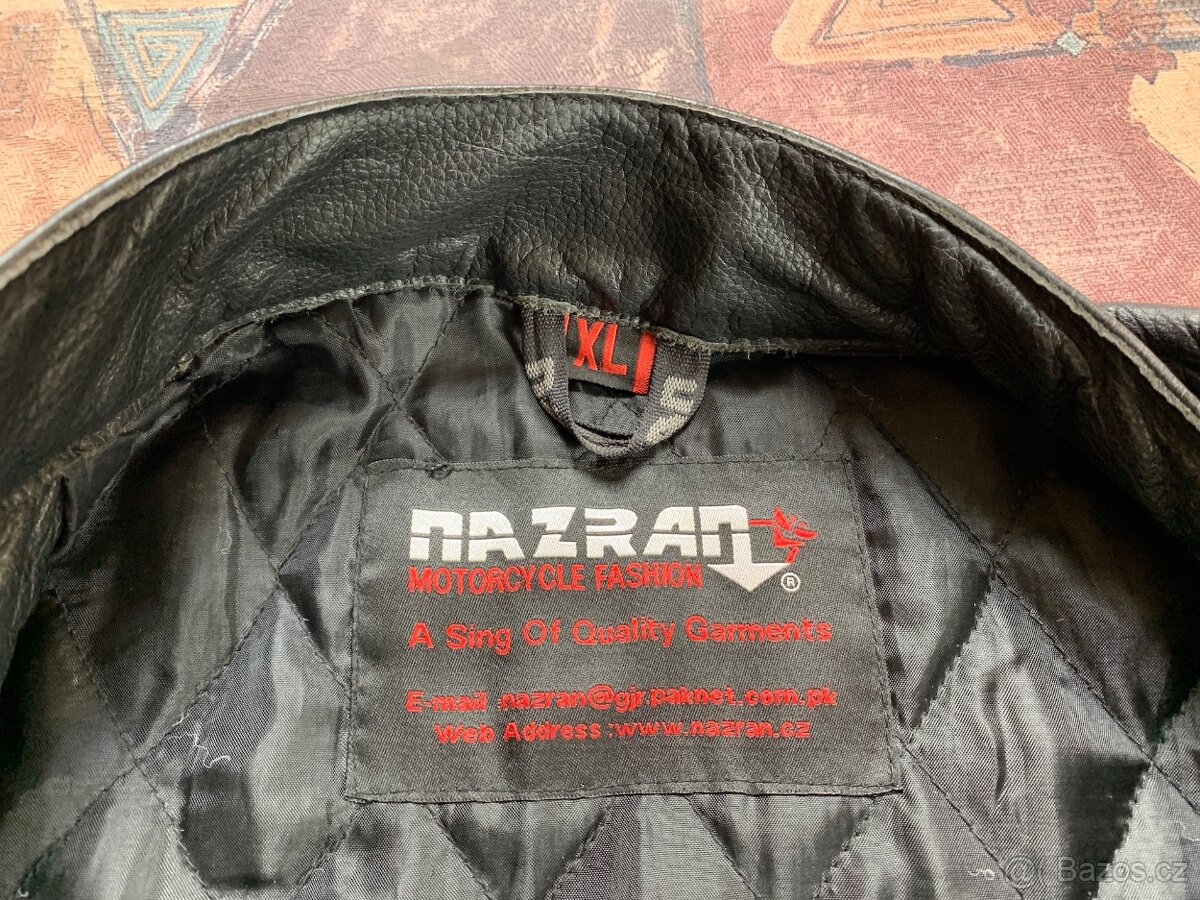 NOVÁ CENA motocyklová kožená bunda a kalhoty NAZRAN - 5