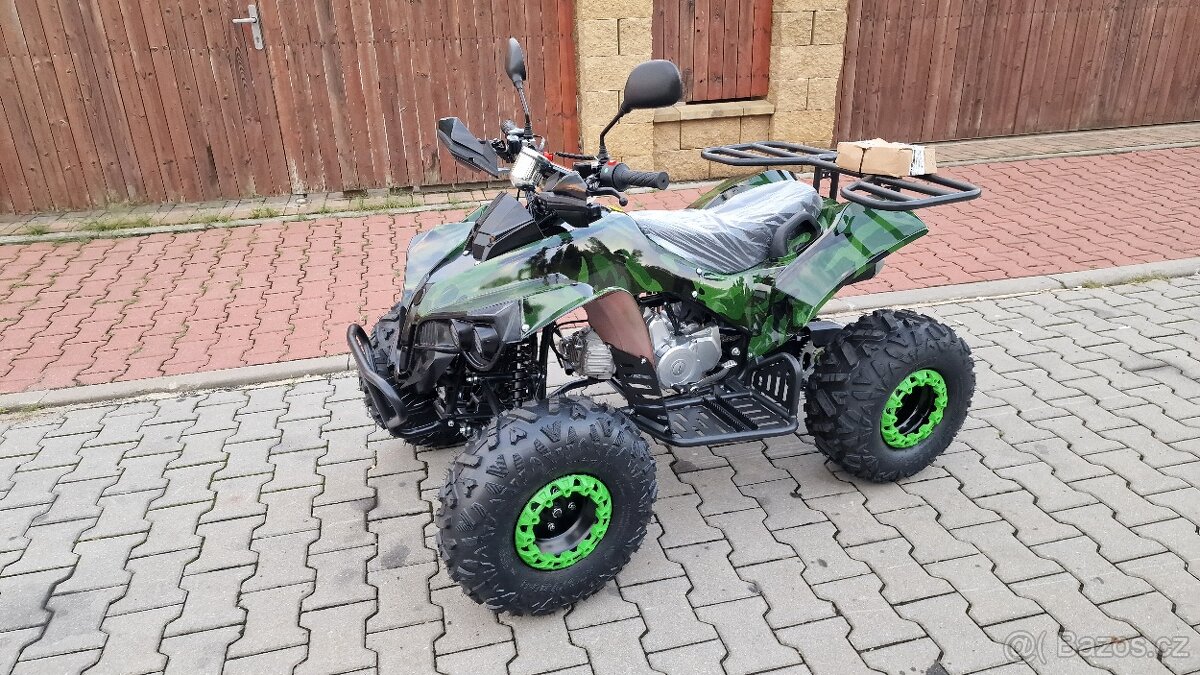 Dětská čtyřtaktní čtyřkolka ATV Warrior DELUX 125ccm, 3 rych - 5