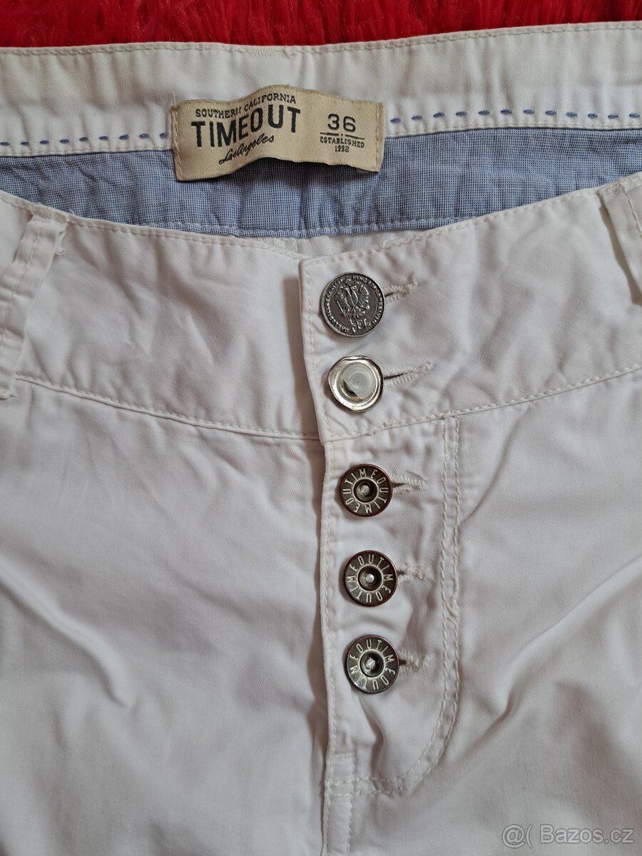 Dámské bílé kalhoty Timeout vel. 36 - 5