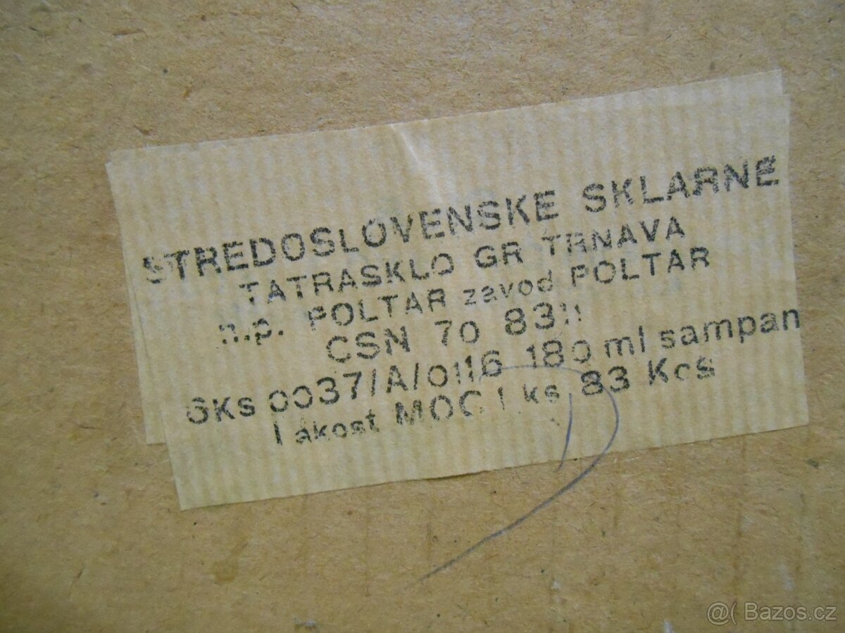 Sada broušených skleniček - 5