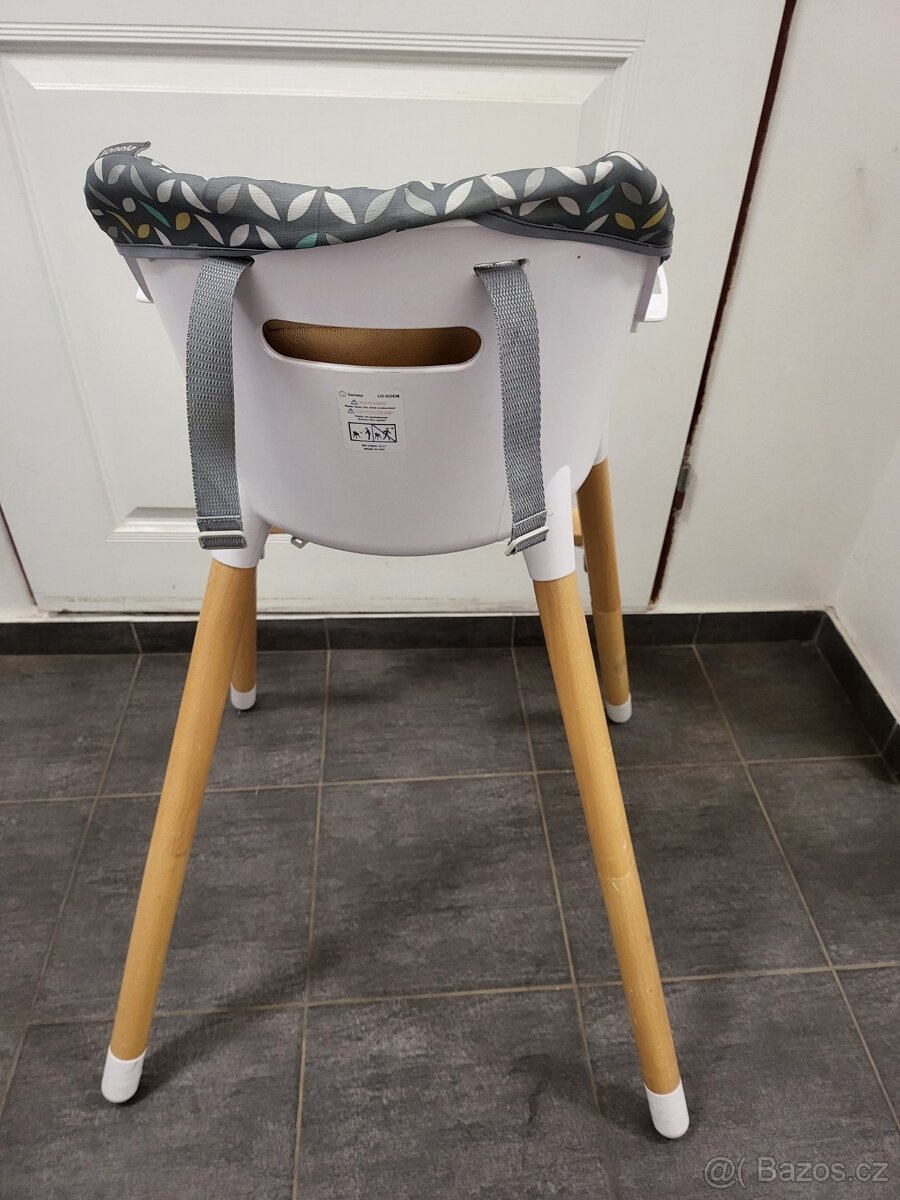 jídelní židlička, bukové dřevo - 5