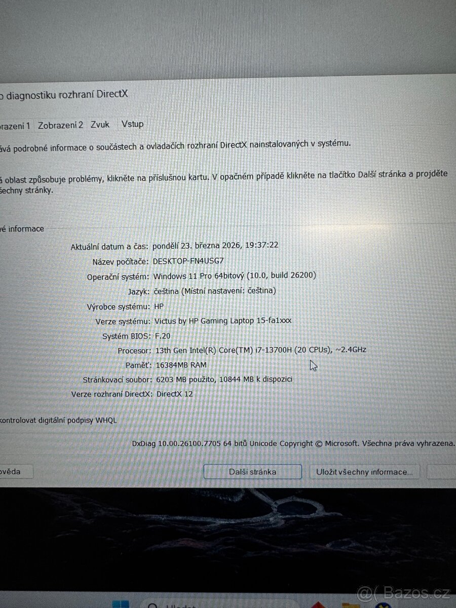Herní notebook HP Victus, ZÁRUKA - 5