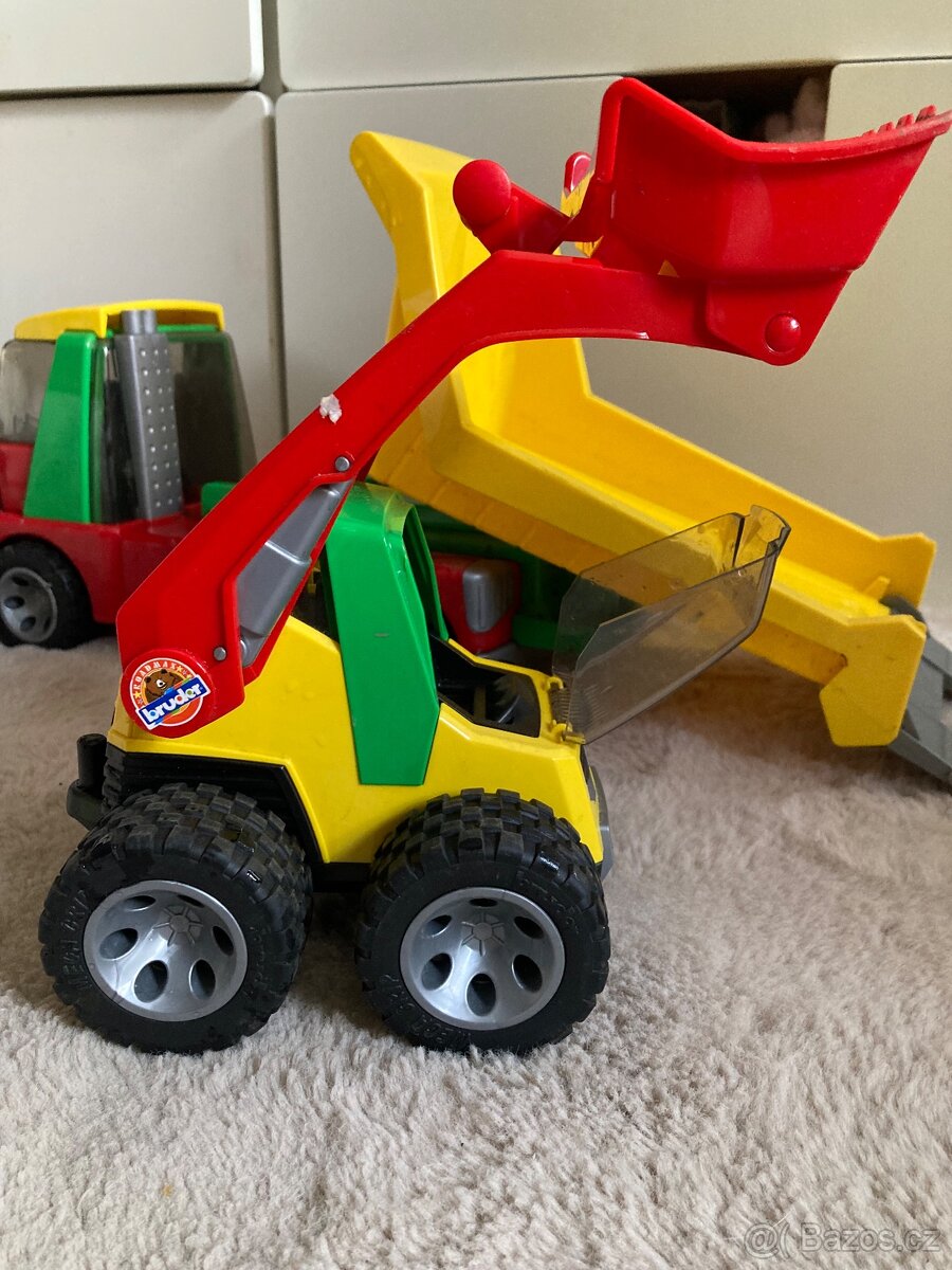 auto bruder s bagrem - 5