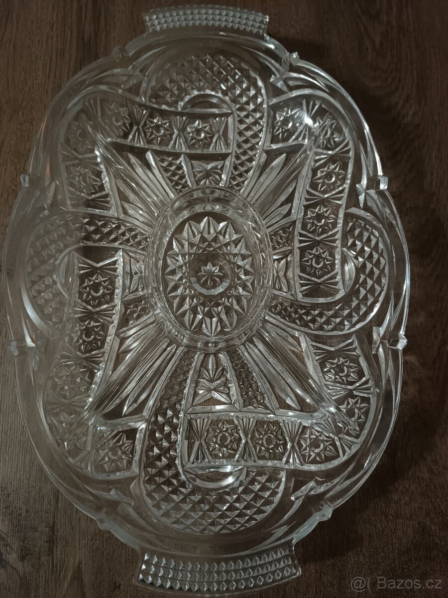 Stará skleněná mísa - 5