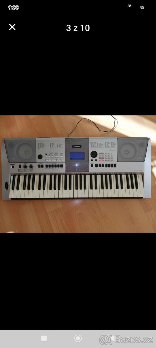 YAMAHA psr e413, SET-stojan+pouzdro, krásné zvuky,dynamika - 5
