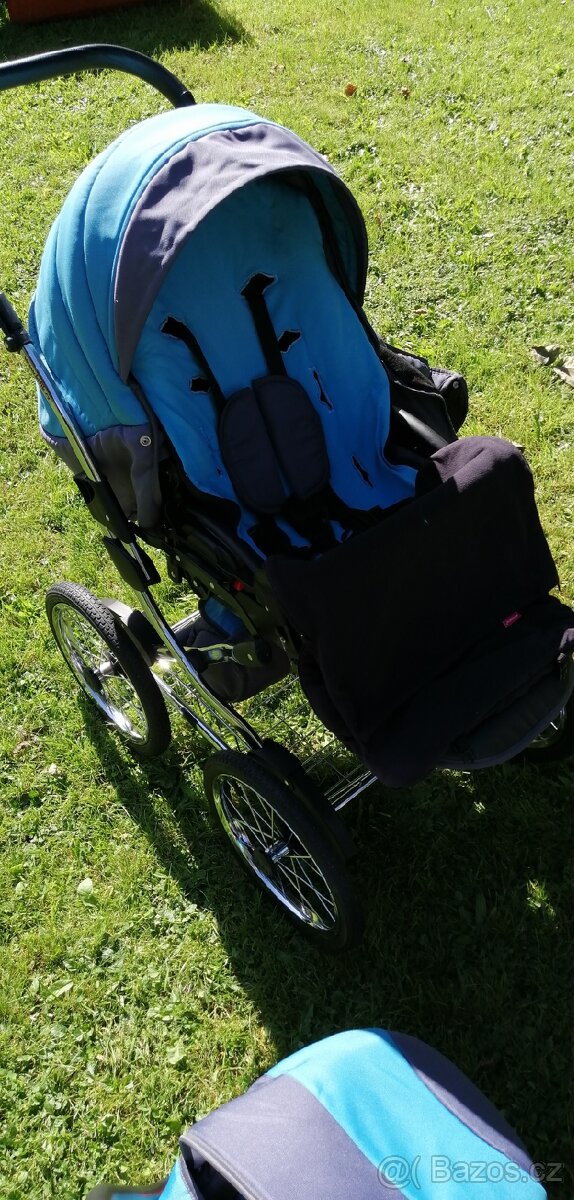 KOČÁREK BabyLux 3v1, DVA PODVOZKY - 5