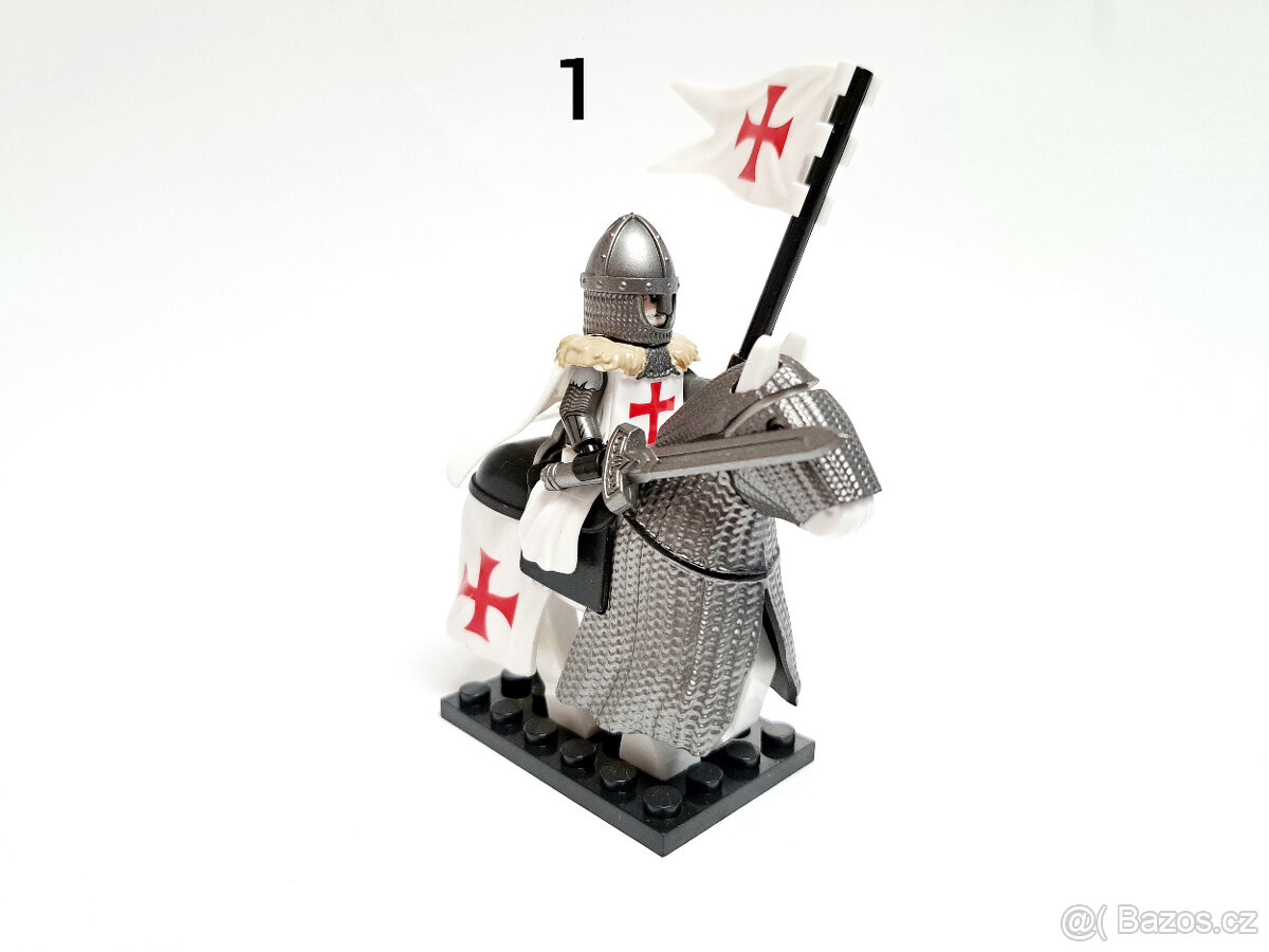Minifigurky rytíři (3), typ LEGO - 5