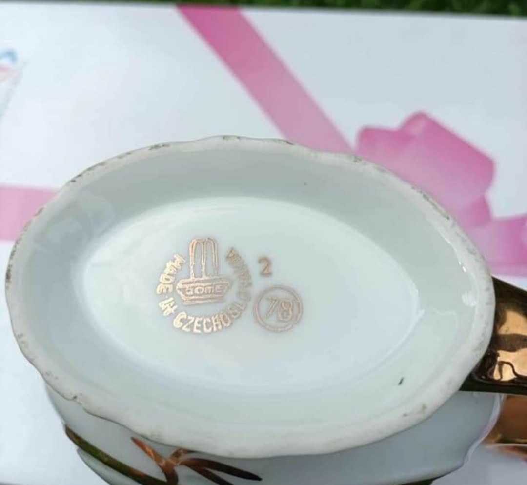 Retro značený porcelán - 5