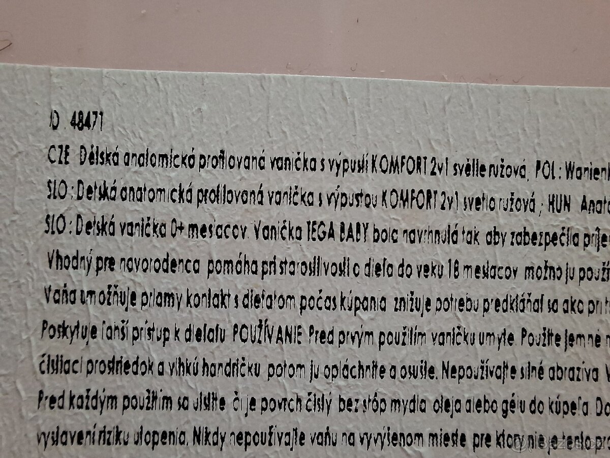 Dětská vanička Komfort 2v1 - 5