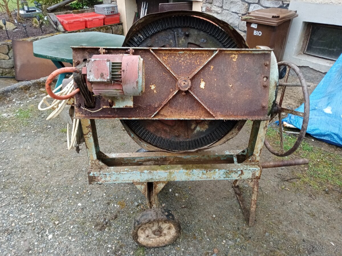 Míchačka 400V, 3 kolečka - 5