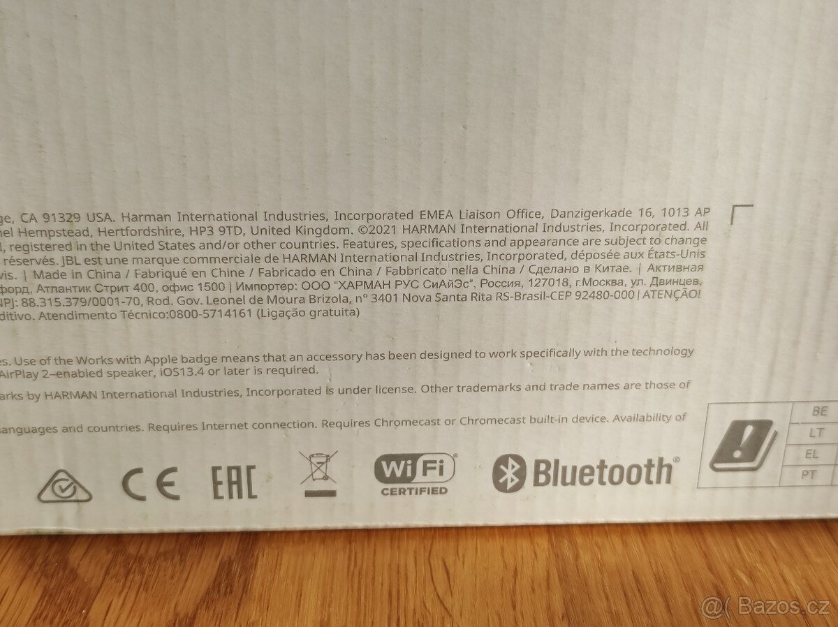 JBL Harman Link Music reproduktory 20W 360° sound - 5