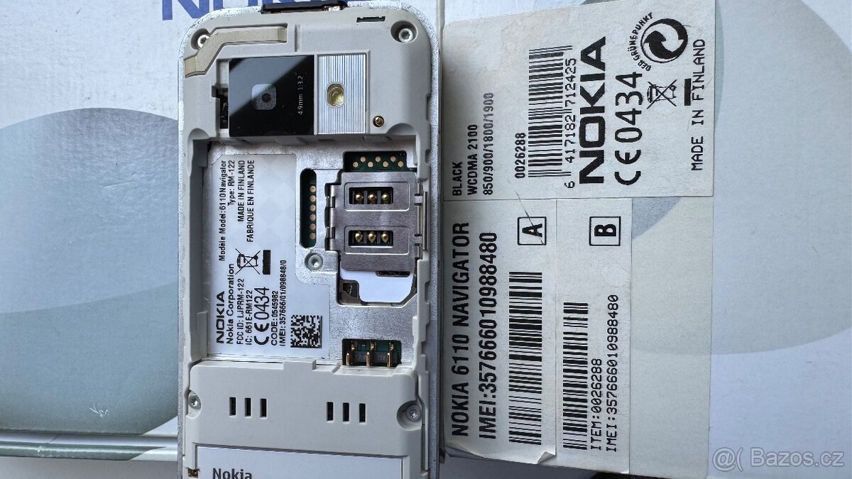 Nokia 6110 Navigator Čeština - 5