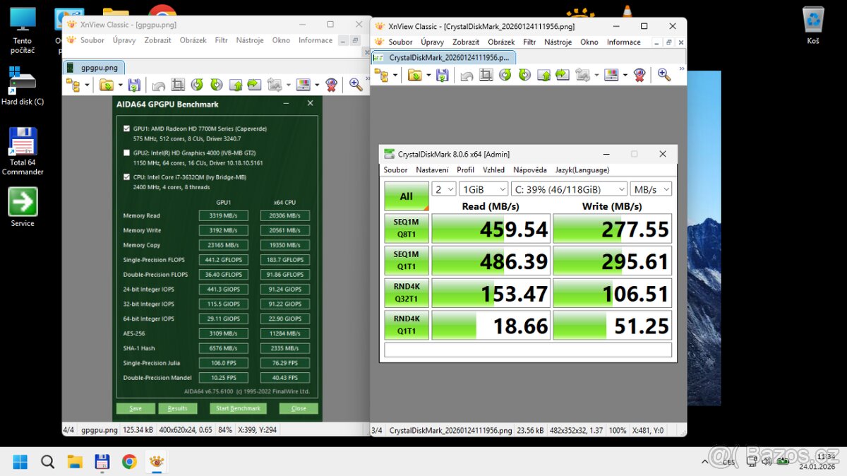 Dell 7520- i7(4C/8T)- 8GB-SSD 128GB-15.6"-Win 11 - 5