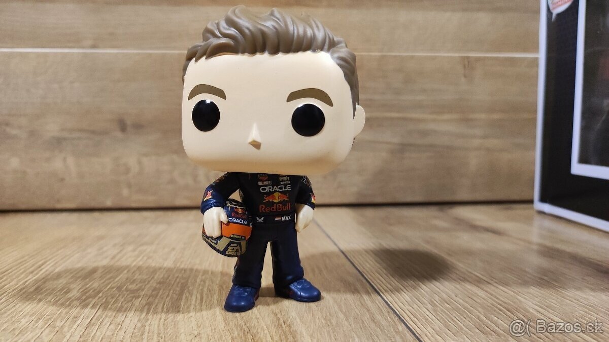 Max Verstappen s helmou - funko pop + podpis karta - 5