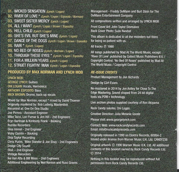 Prodám CD - Lynch Mob - Wicked Sensation (USA/Hard Rock) - 5