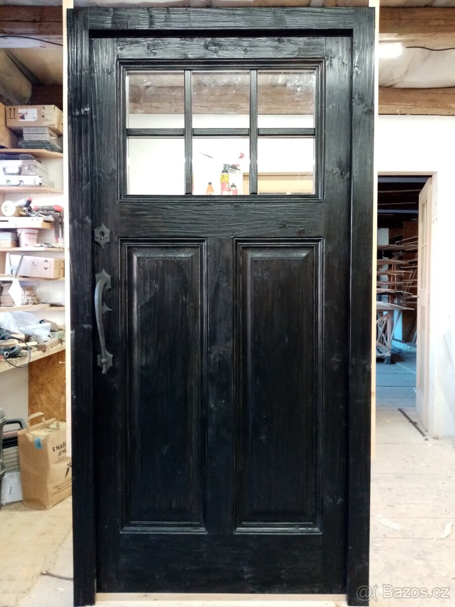 Dřevěné vchodové dveře - 5