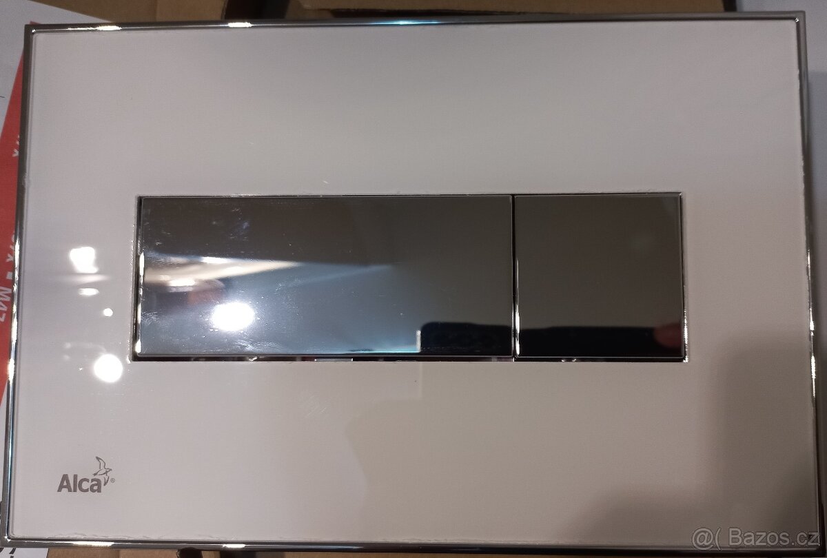ALCA tlačítko bílé. Nové nepoužité. Nepatrné kazíky - 5