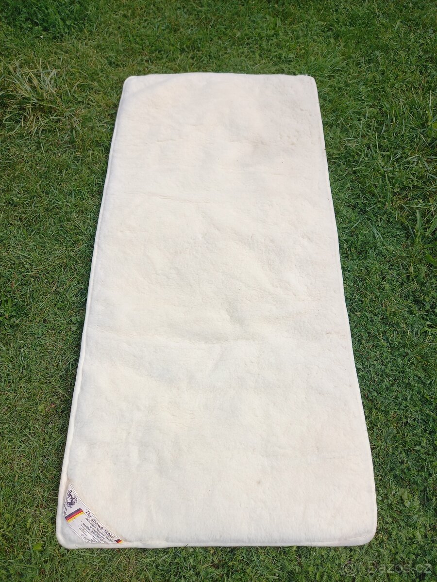 Přikrývka, podložka a polštář z ovčí vlny Merino - 5