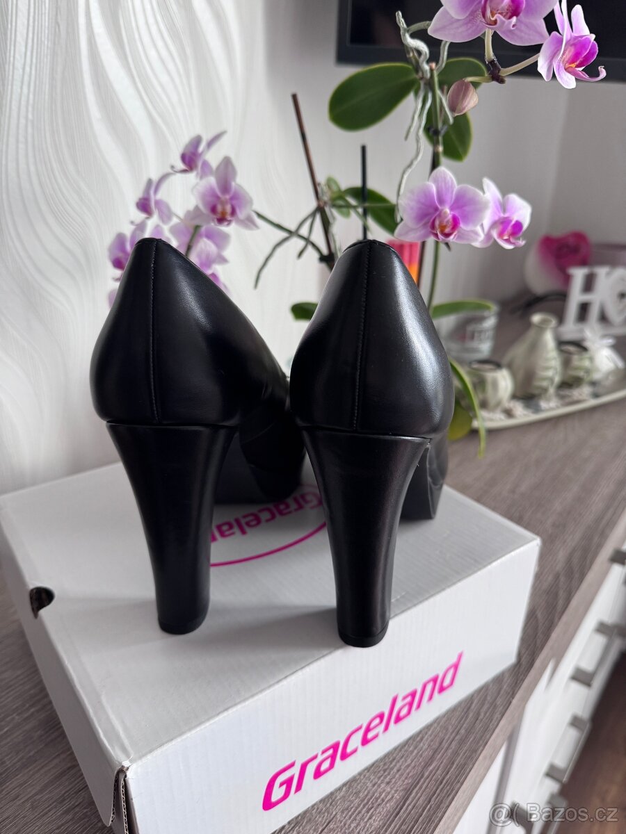 Lodičky Graceland na vysokém podpatku - vel. 41 - 5