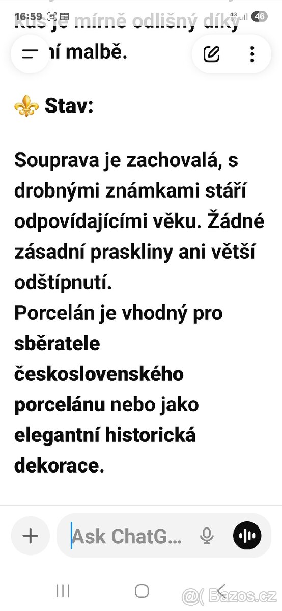 Porcelánová neúplná sada epiag mezivalečná - 5