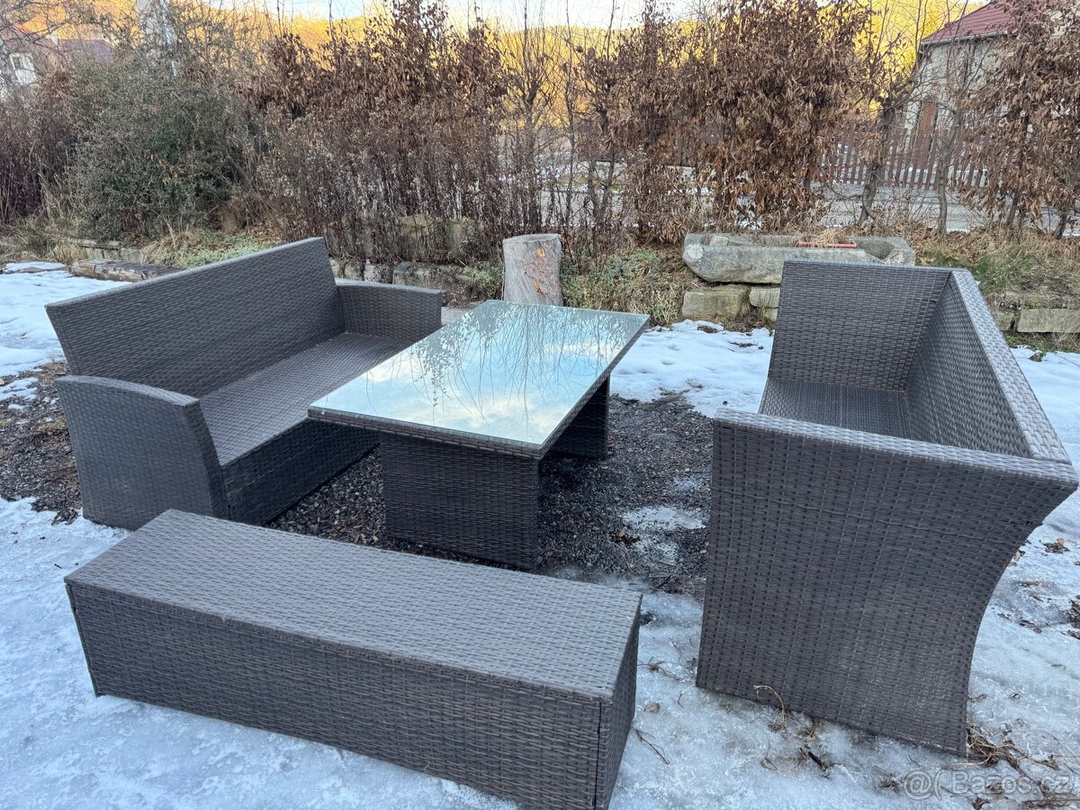 Ratanový zahradní set - 5