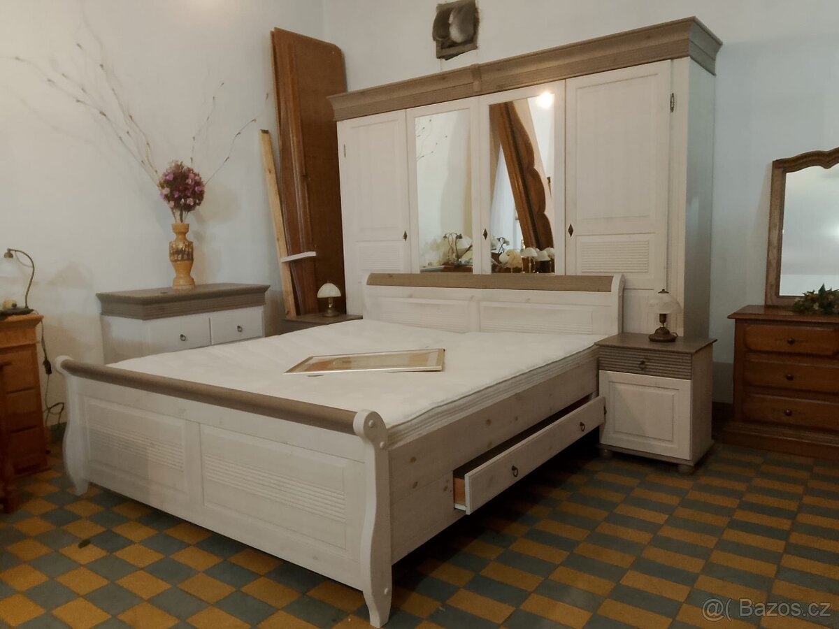 KOMPLETNÍ CELOMASIVNÍ LOŽNICE GUSTAV - 5