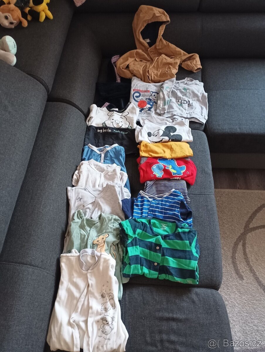 Oblečení pro chlapečka 161ks - velikost 80 a 86 - 5