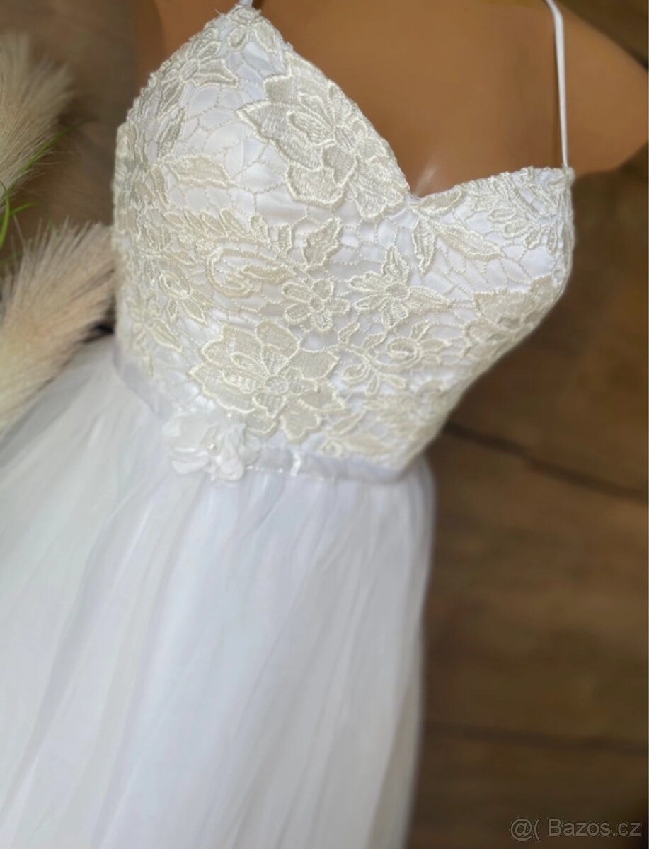 BOHO svatební šaty - 5