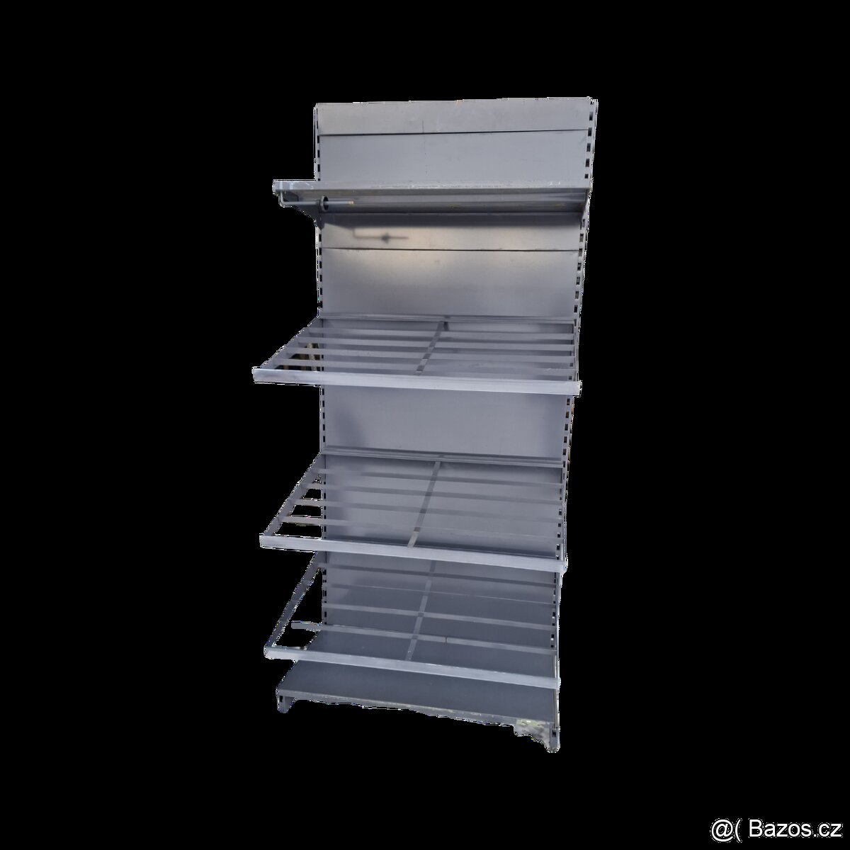 Regál kovový antracit - 5