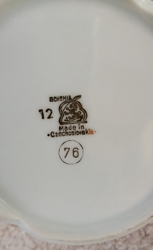 Kávový servis zlacený - 5