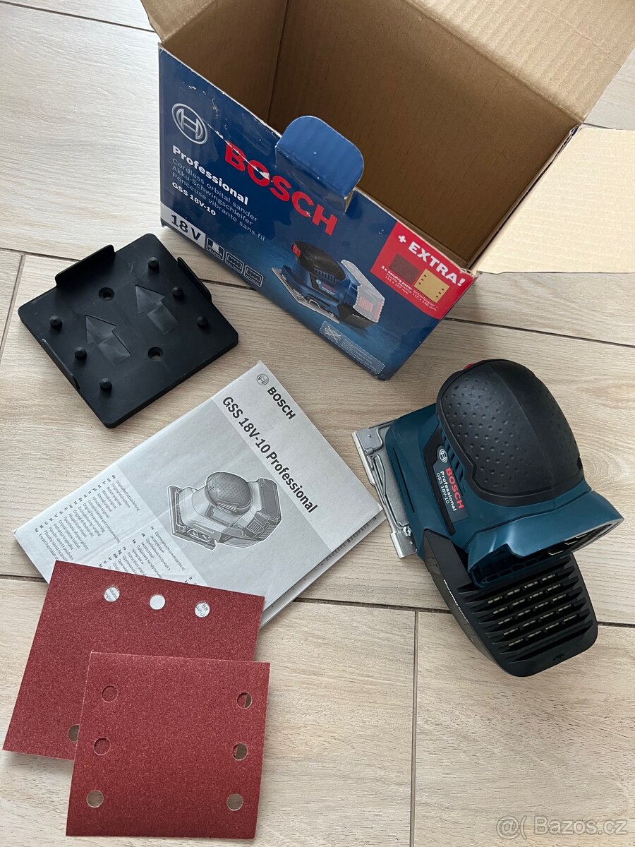 Nová aku vibrační bruska Bosch GSS 18V-10 Professional - 5