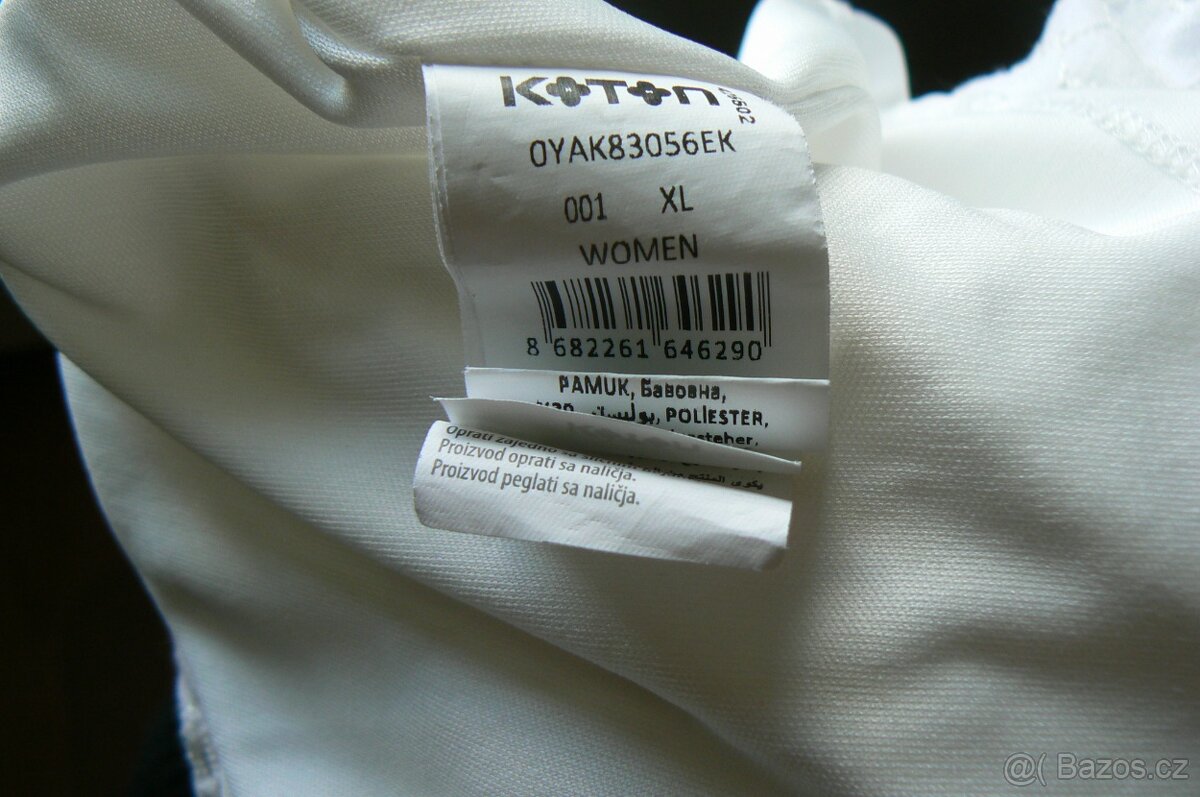 Nenošené letní šaty z Madeiry - ang. krajky - vel. L - 5