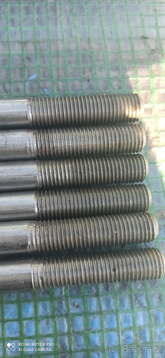 Tyče kruhové nerez, spojovací úhelníky, matice s kalotovžkou - 5