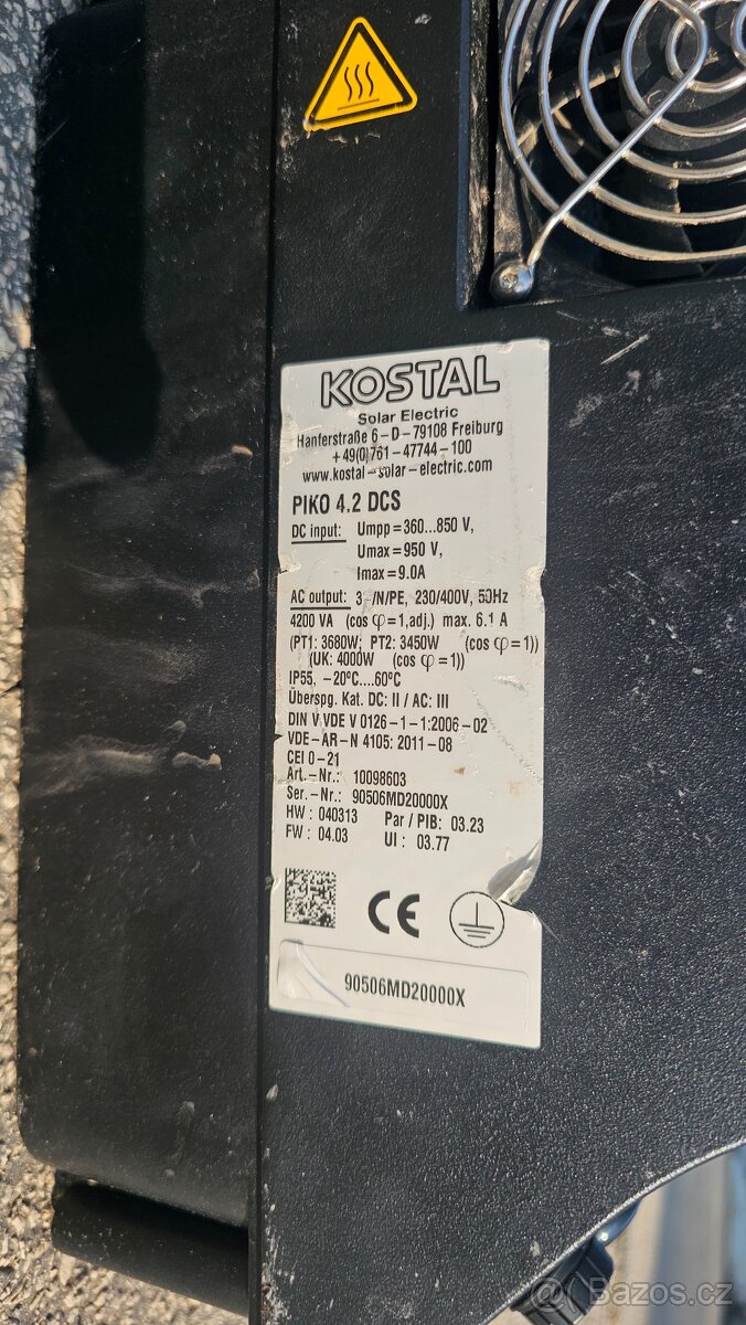 FVE Střídač měnič Kostal Piko 4.2 - 5