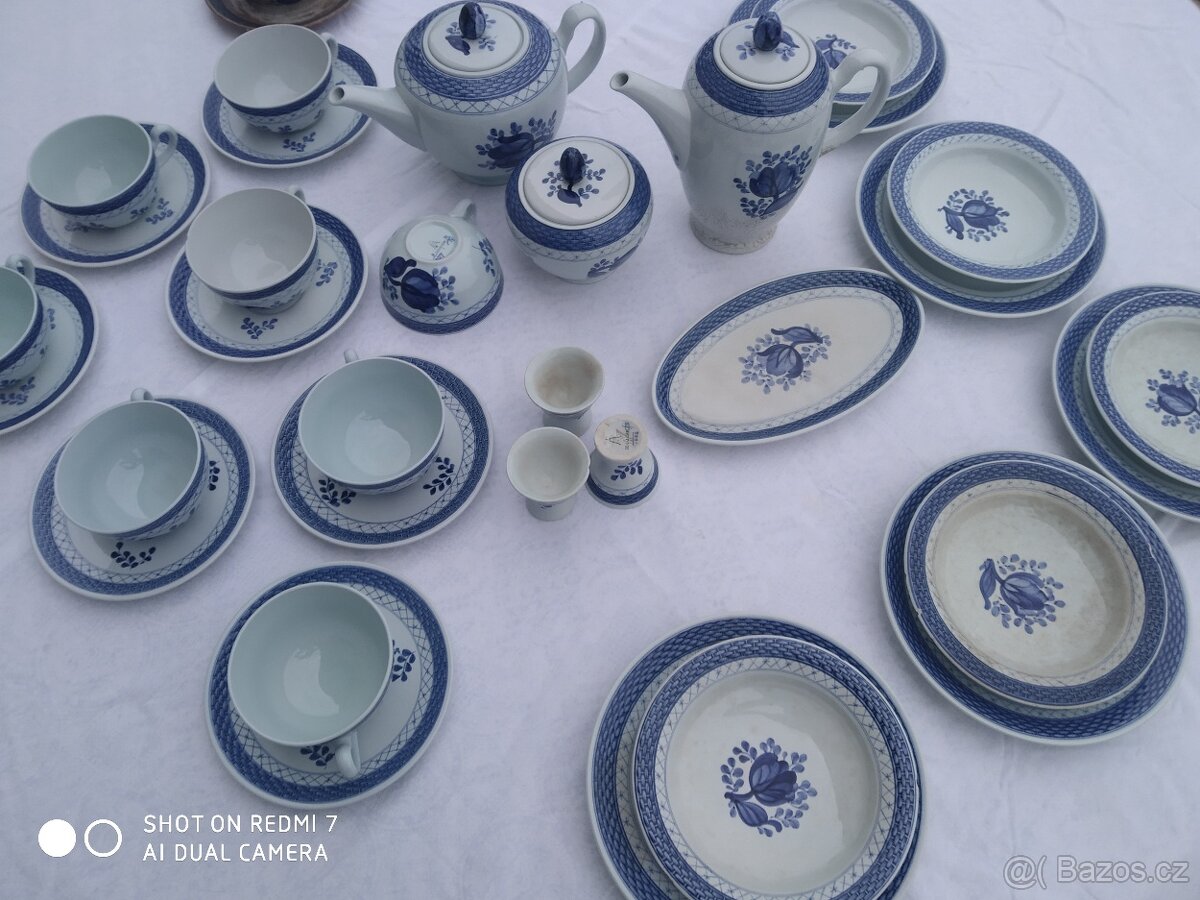 skandinávský servis Royal Copenhagen/Aluminia Tranquebar - 5